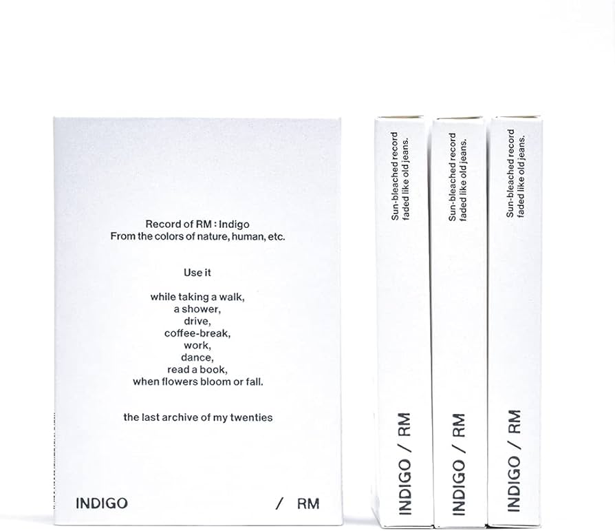 Amazon.com: RM - 'Indigo' Postcard Edition (Weverse Albums ver