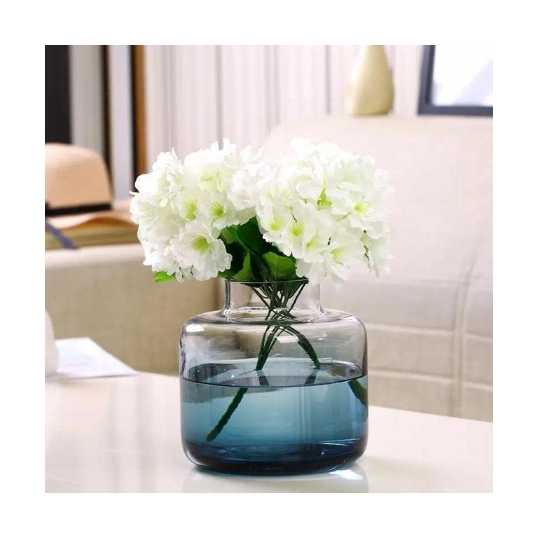 Amazon.co.jp: 花瓶グラデーション青緑色ストレートボディクロージング