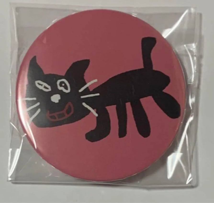 Amazon | level3 缶バッジ キヨ キヨ猫 アイコン | バッジ | おもちゃ