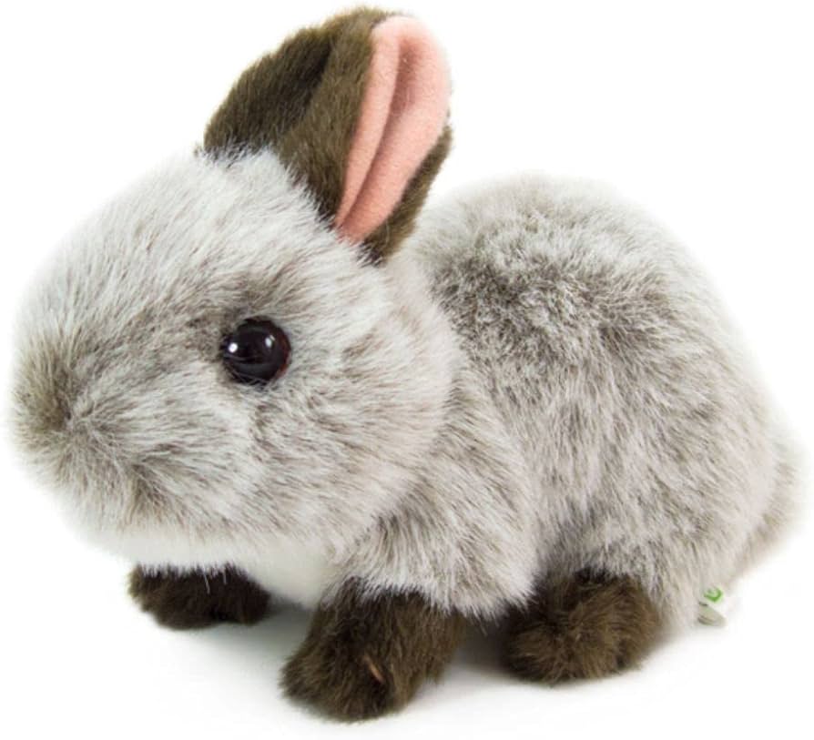 Amazon.co.jp: 吉徳 りくのなかまたち ウサギ ぬいぐるみ グレー