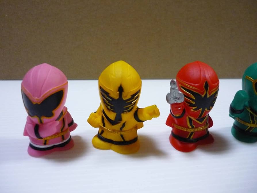 Amazon.co.jp: 【】指人形 5個セット 魔法戦隊マジレンジャー ソフビ