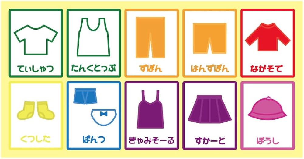 Amazon | タンスや収納ボックス等に貼れるシール 衣類分類ステッカー