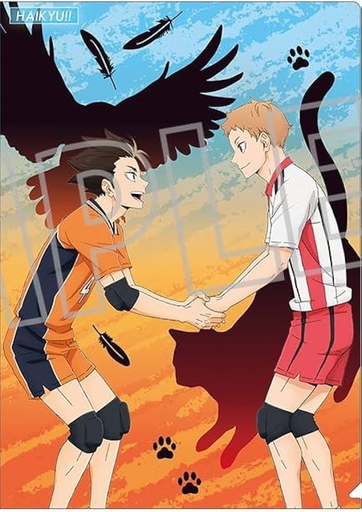 Amazon.co.jp: ハイキュー クリアファイル 西谷夕 烏野 夜久衛輔 音駒