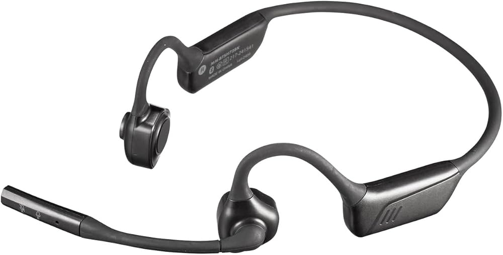 Amazon.co.jp: サンワダイレクト オープンイヤー イヤホン ヘッド