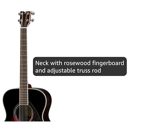 Amazon.com: Yamaha FS830 Small Body Solid Top Acoustic Guitar
