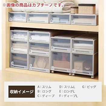 Amazon｜天馬 収納ボックス フィッツケース 押入れ 幅39×奥行74×高さ