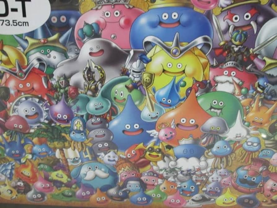 Amazon | ジグソーパズル 1000ピース DQ スライムたちのたいぐんが