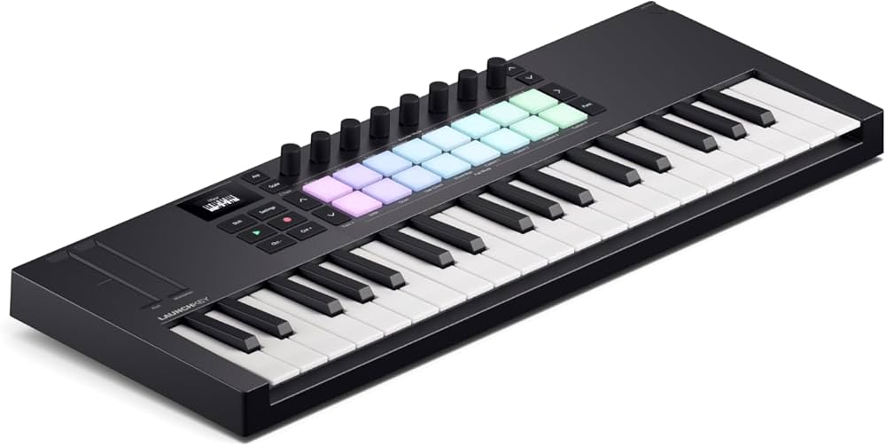 Novation Launchkey Mini 37 [MK4] — Portable 37 Mini-Key, USB, MIDI