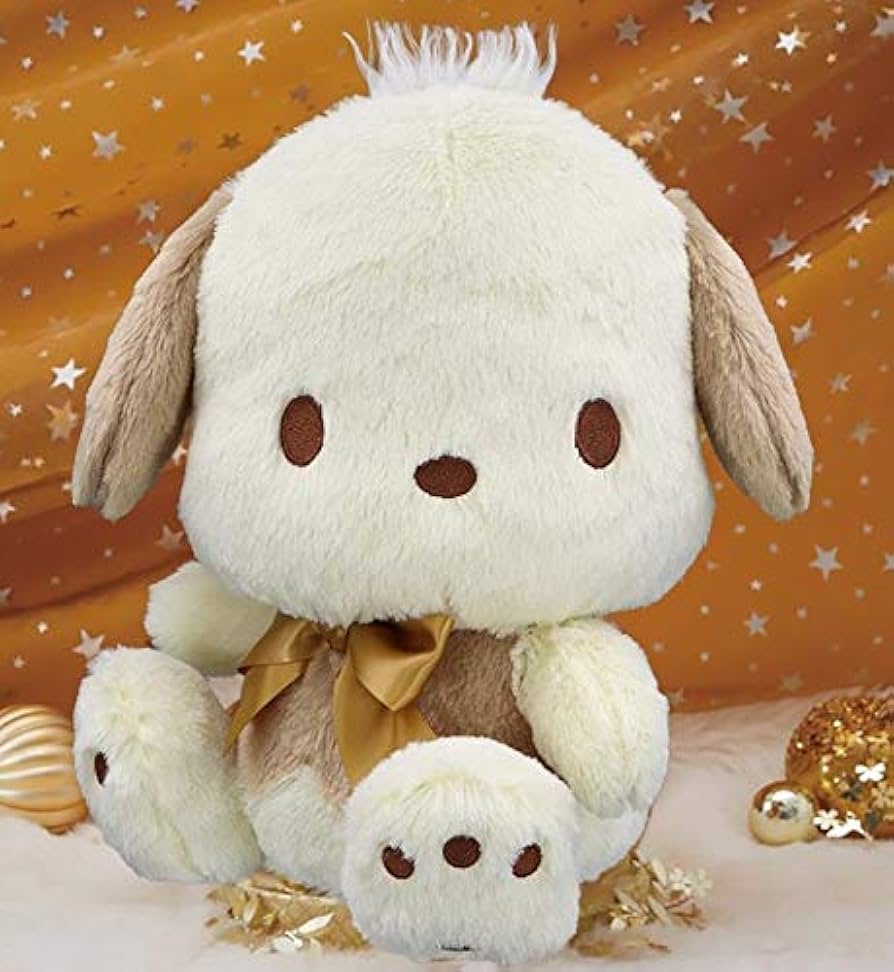 Amazon.co.jp: フリュー ポチャッコ ぬいぐるみ ミルキー ホワイト BIG