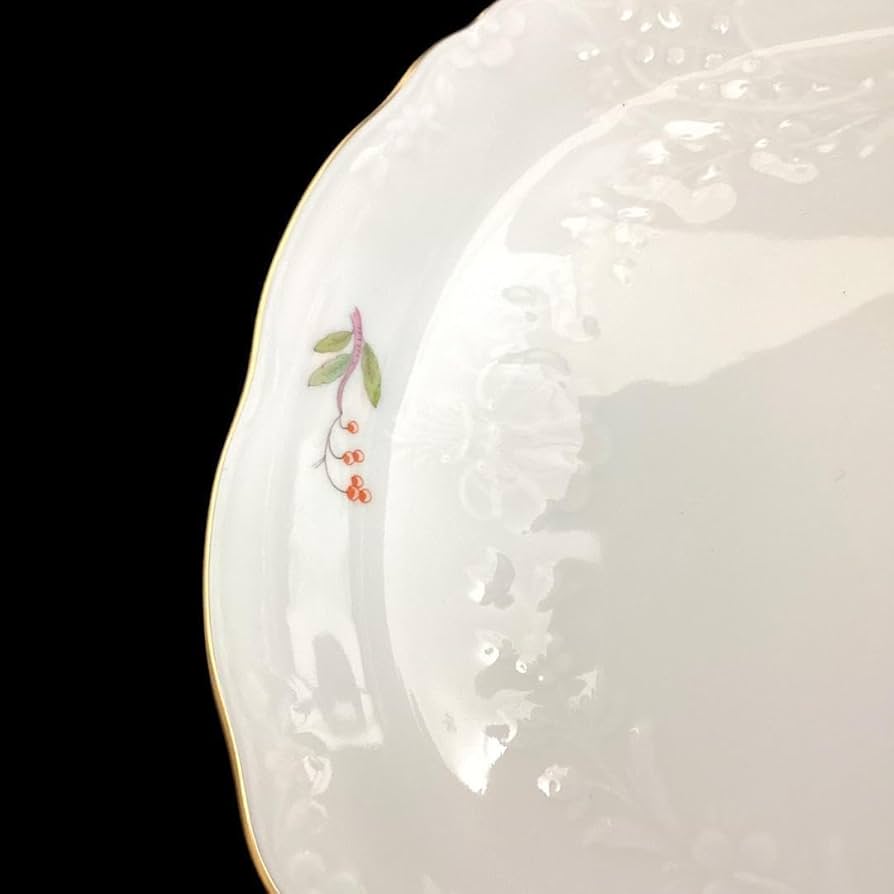 Amazon.co.jp: マイセン チャイニーズバタフライ 蝶 柿右衛門 オーバル