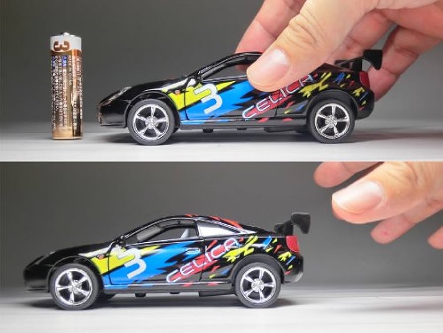 Amazon | トヨタ セリカ (1/34サイズ) レース仕様 【プルバック式ダイ