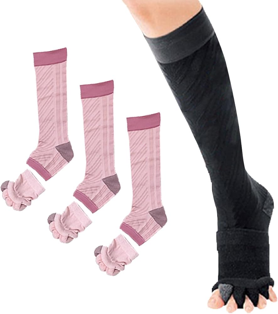Amazon.co.jp: 【3足組】 一般医療機器 着圧ソックス 着圧ストッキング
