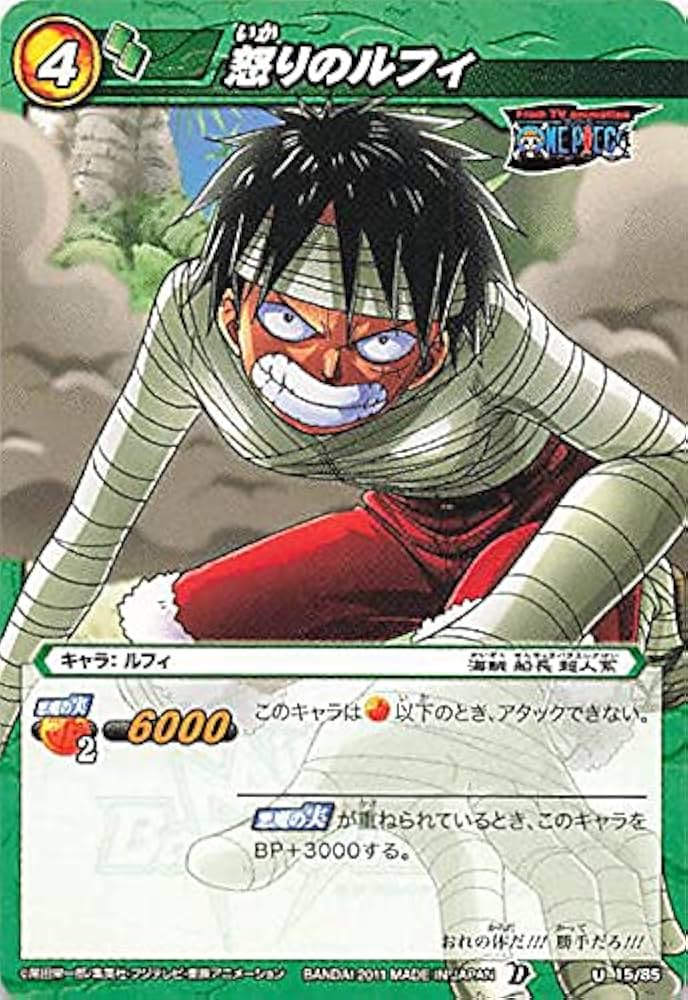 Amazon.co.jp: バンダイ ミラクルバトルカードダス ワンピース 怒りの