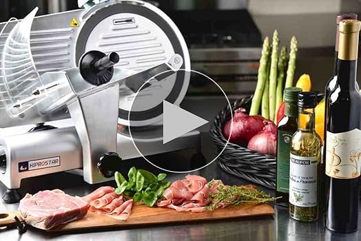 Amazon | 業務用 ミートスライサー 電動 肉スライサー【回転刃250mm