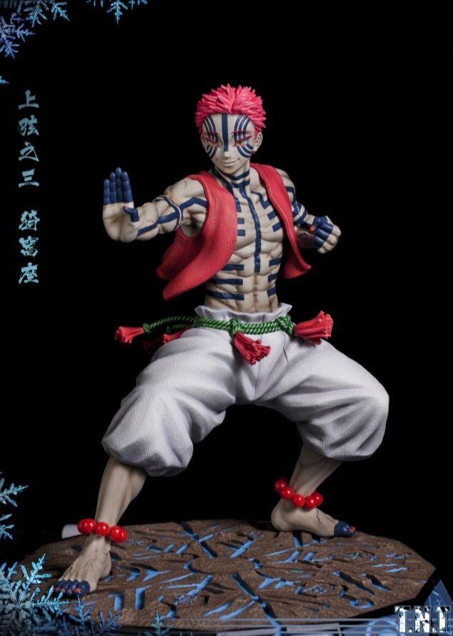 Amazon | 上弦参 猗窩座 あかざ 鬼滅 フィギュア ガレージキット