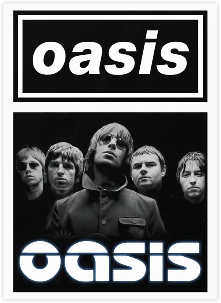 Amazon | クリスタルステッカー オアシス OASIS バンド 防水シール