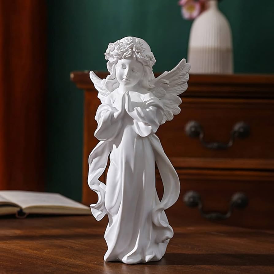 Amazon.co.jp: 天使 置物 オブジェ エンジェル 置き物 人型 平和