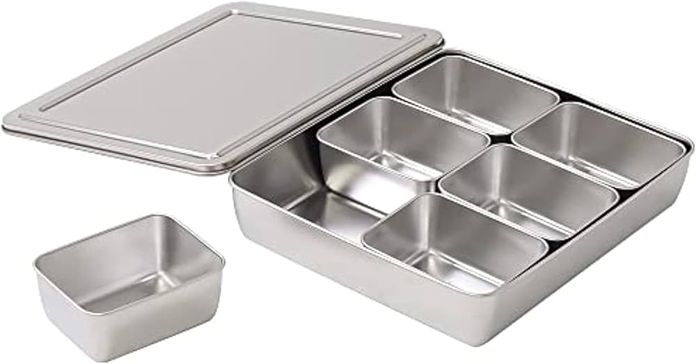 Amazon｜ステンレス 深型パット 中子 バット ヤクミ入れ 保存容器 調味