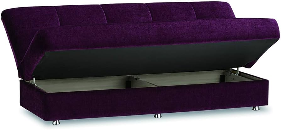Amazon｜【フランスベッド正規品】 ソファベッド パープル 2.5人掛け