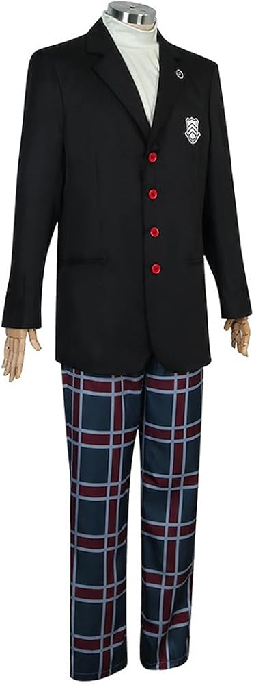 Amazon.co.jp: [DYCUYIL] 雨宮蓮 コスプレ衣装 ペルソナ5 制服