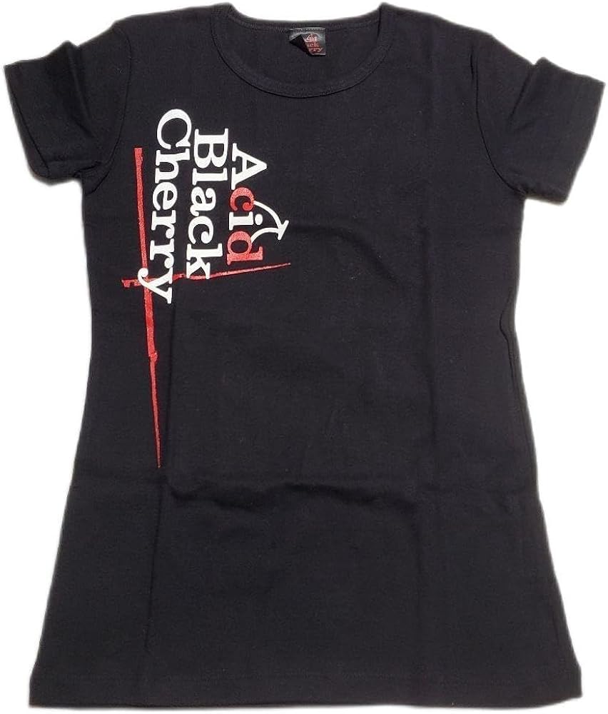 Amazon | Acid Black Cherry フリーライブTシャツ 半袖 黒 レディース