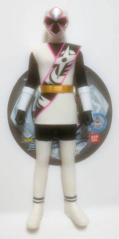 Amazon | 戦隊ヒーローシリーズ シロニンジャー ソフビ 手裏剣戦隊