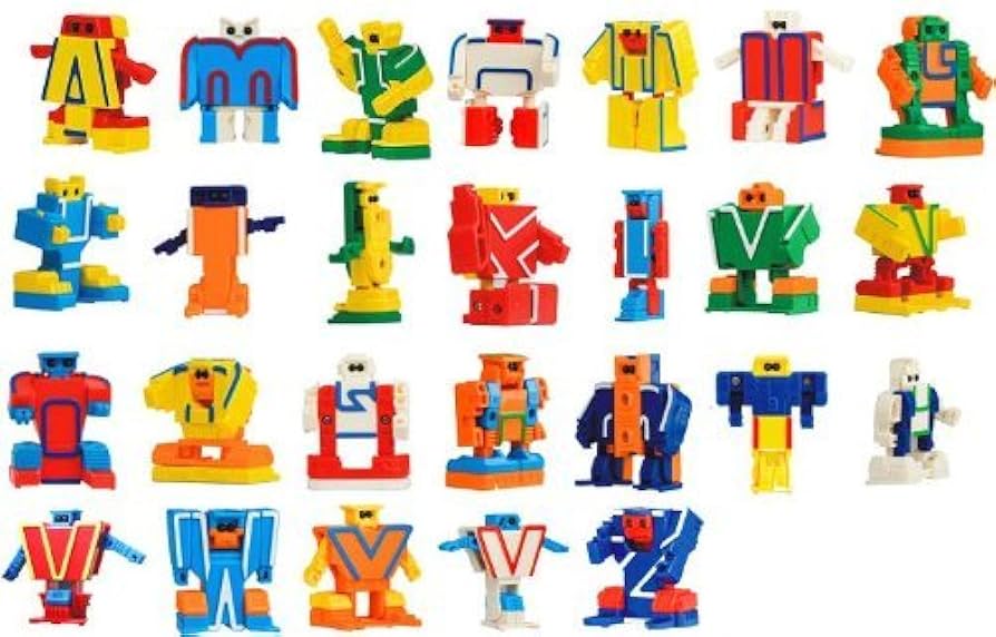Amazon.co.jp: ABCロボ アルファボット 26個セットBOX : おもちゃ