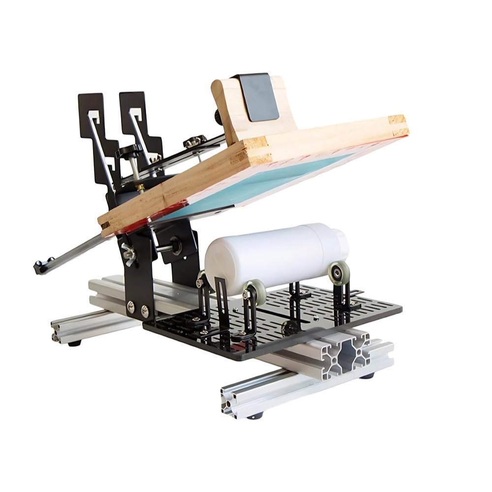 Amazon.co.jp: Yuntuzhiyan 手動曲面シルク印刷機 サーフェス 文字