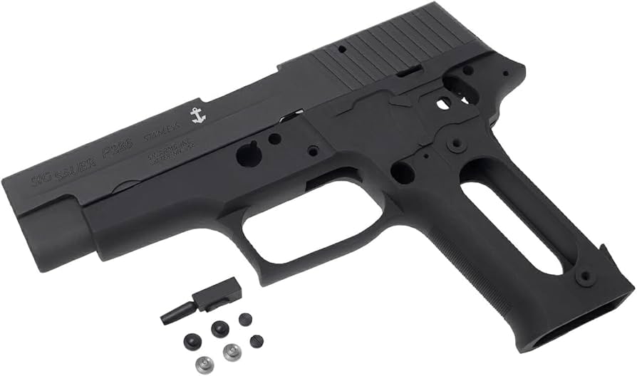 Amazon.co.jp: GUARDER ガーダー P226 NAVY アルミスライド＆フレーム