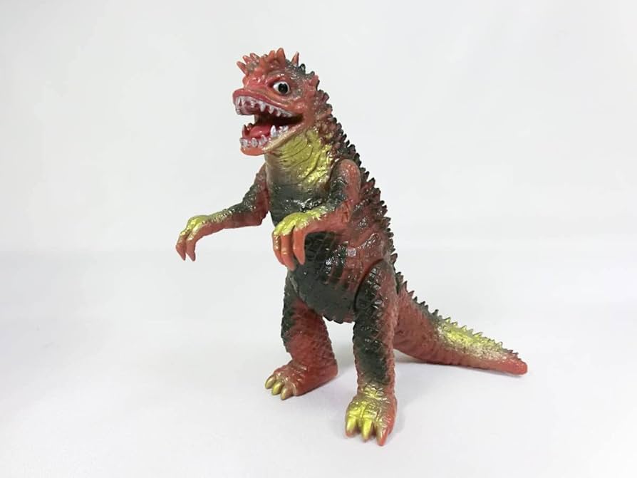 Amazon.co.jp: 昭和 当時物 ポピー キングザウルス 怪獣 ソフビ
