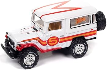Amazon.com: 1980 Toyota Land Cruiser White with Red and Yellow
