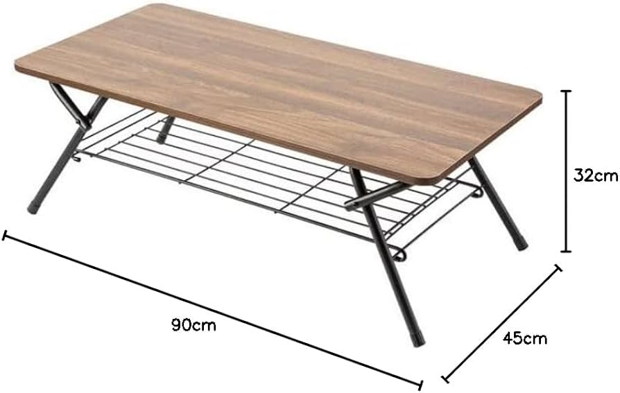 Amazon.co.jp: ニトリ(NITORI) 折りたたみテーブル シェルフィ2 9045