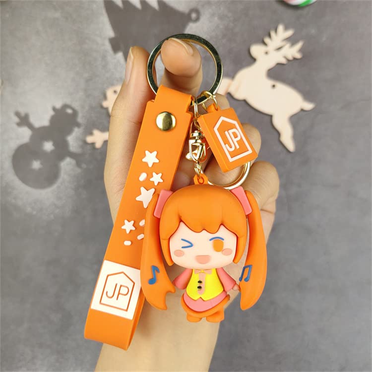 Amazon.co.jp: 初音ミクキーホルダー、キャラクターかわいいぬいぐるみ