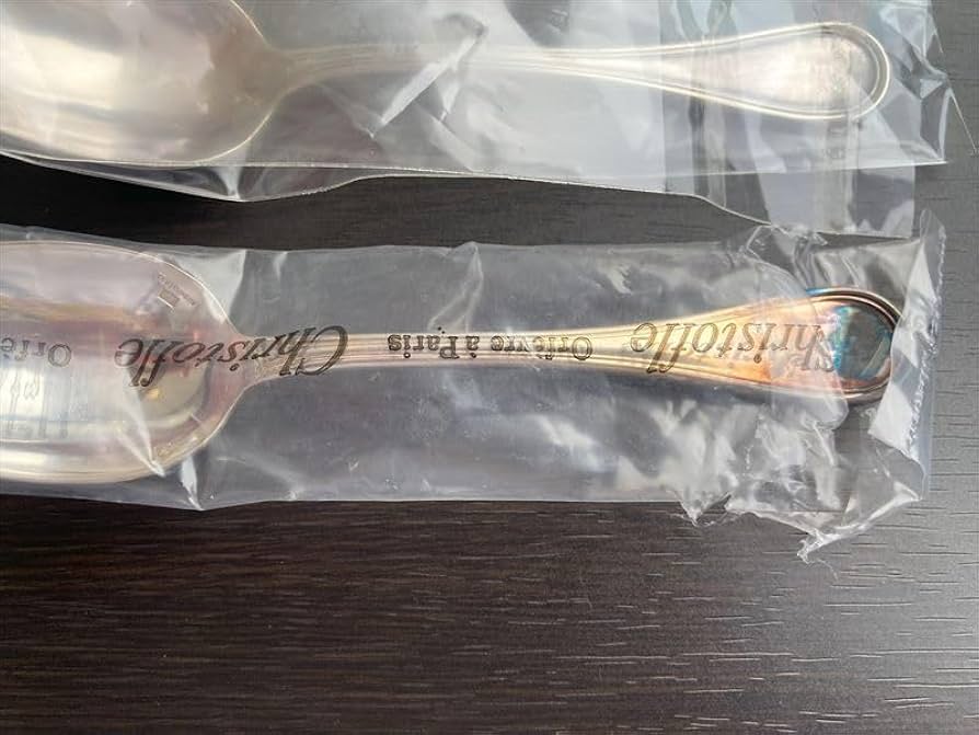 Amazon | Christofle クリストフル 銀メッキ製 シルバー スプーン 6本