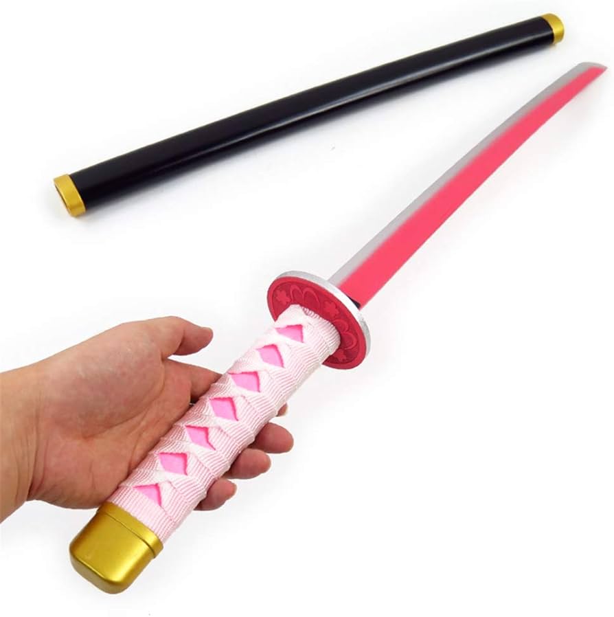 Amazon | ASINKING 子供用 鬼滅の刃 栗花落カナヲ 刀 純木質 長さ:76CM