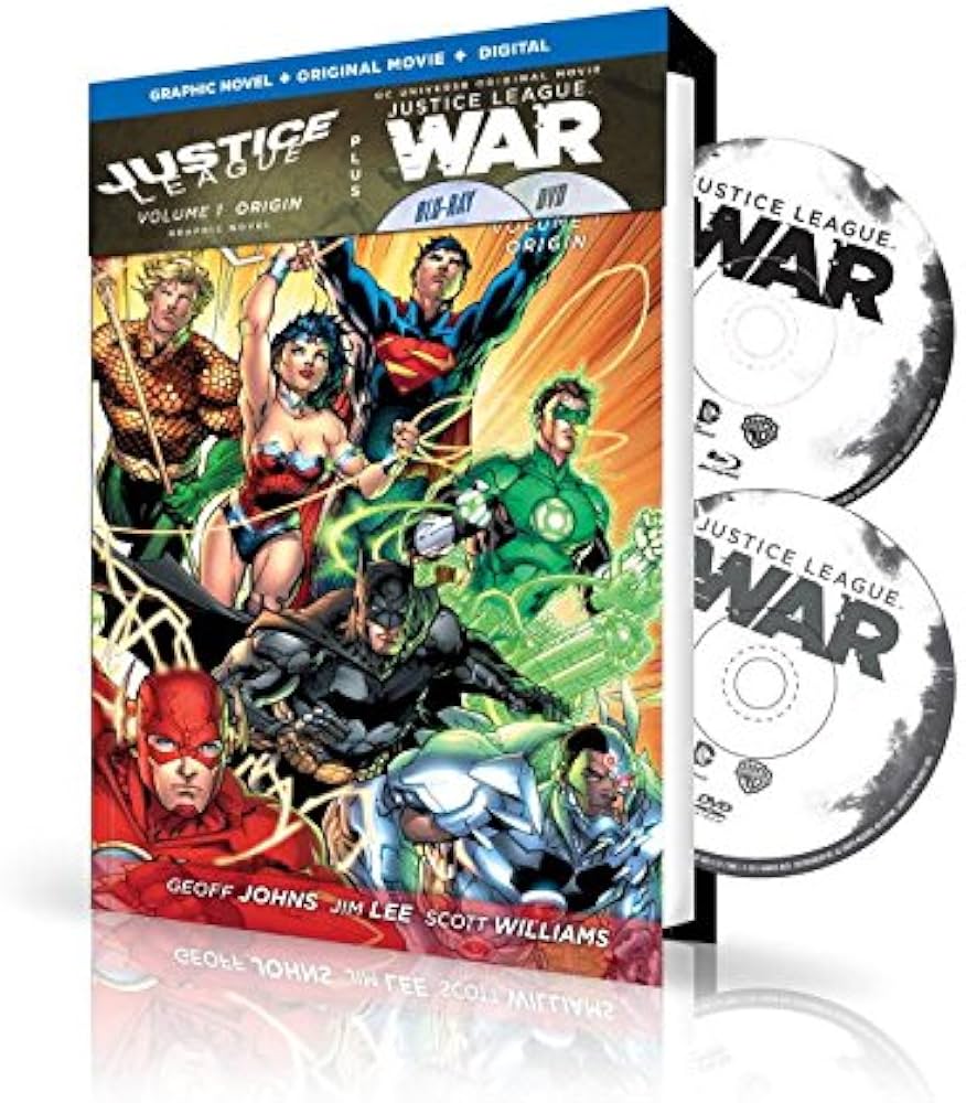 Amazon.com: Justice League Vol. 1: Origin Book & DVD Set