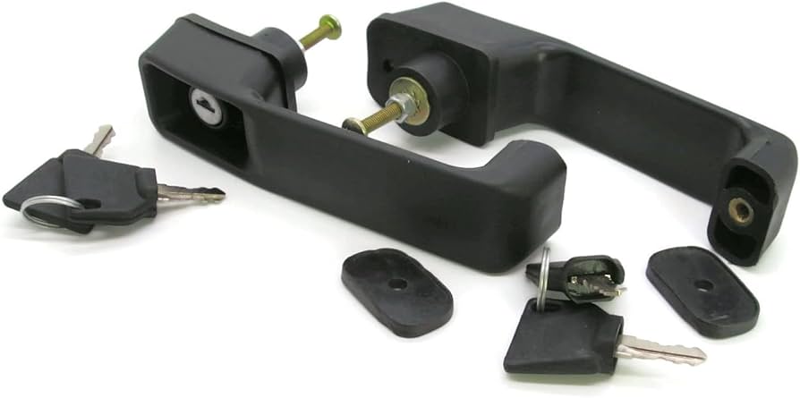 Amazon.com: JCB Backhoe Parts: Set of 2 Door Handle with 4 Keys