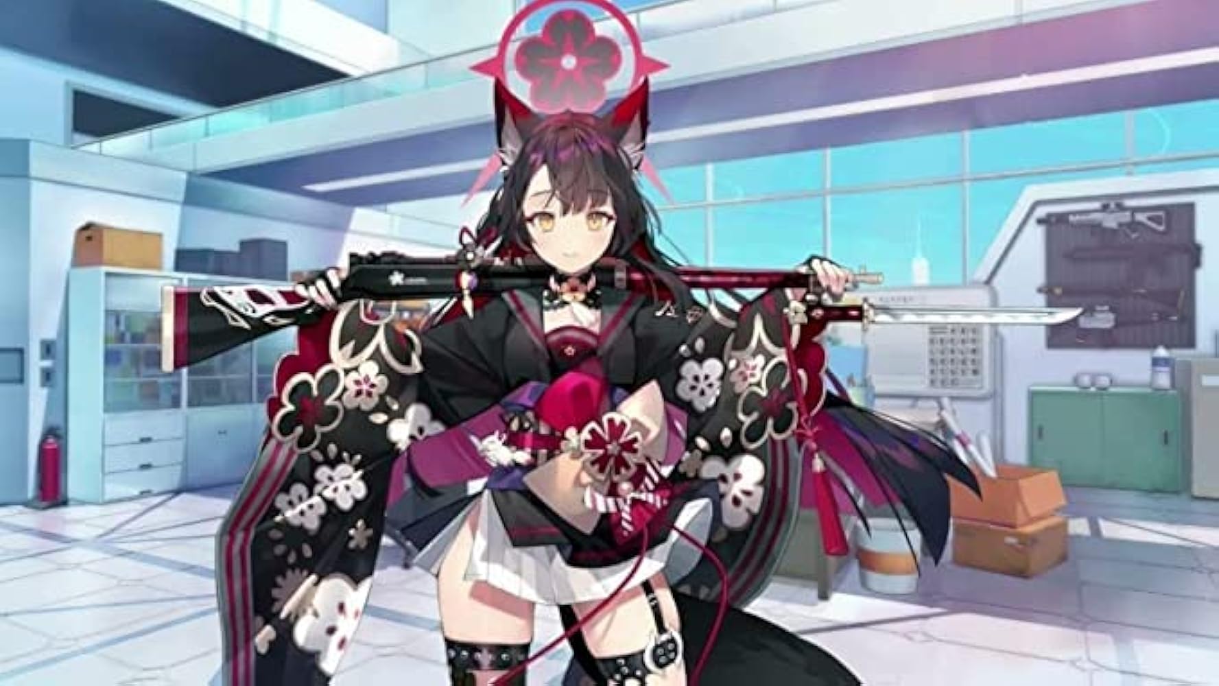 Amazon.co.jp: [BANBAS] ブルーアーカイブ 狐坂ワカモ コスプレ衣装 ＋