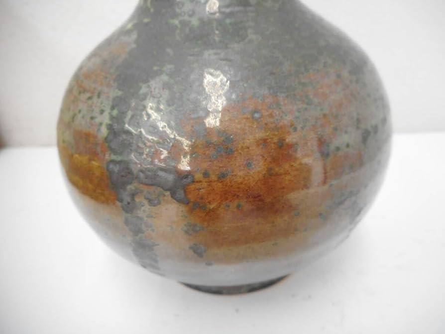 Amazon.co.jp: 足利焼 一輪指 今井理桂作 花瓶 共箱 : ホーム＆キッチン