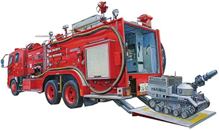 Amazon | 青島文化教材社 1/72 ワーキングビークル No.1 化学消防
