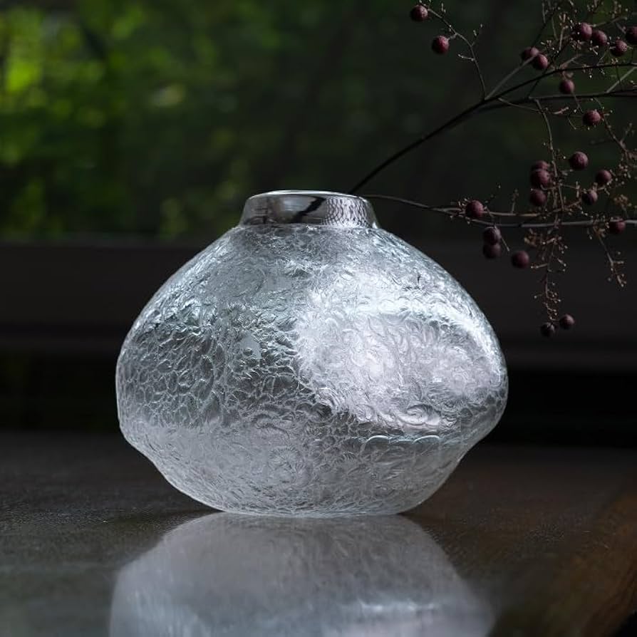 Amazon.co.jp: ガラス | 花器「重和」（KOK-294） 作家「岸本耕平