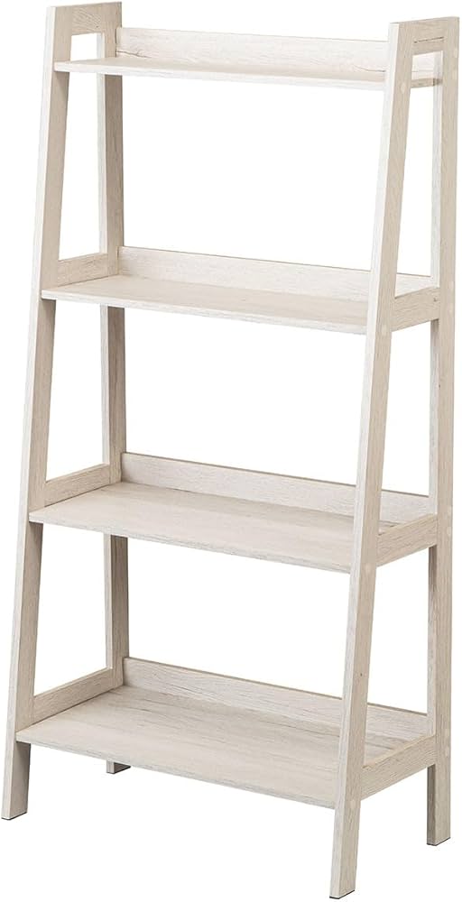 Amazon｜ニトリ(NITORI) ラダーシェルフ 4段 ホワイトウォッシュ