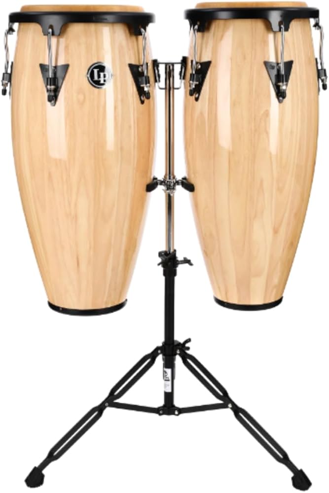 Amazon.com: Latin Percussion LPA647-AW Conga Drum Natural / Black