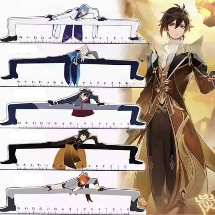 Amazon.co.jp: 原神 定規 鍾離 魈 タルタリヤ アルハイゼン