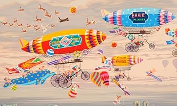 Amazon.co.jp: ヒロ・ヤマガタ そよ風に乗って インテリア 絵画 パリ