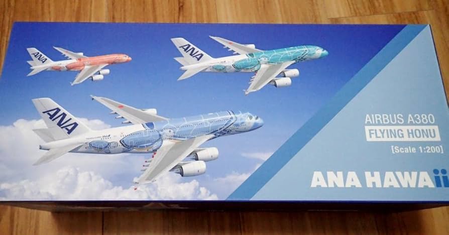 Amazon | ANA A380 FLYING HONU 1/200 モデルプレーン 模型