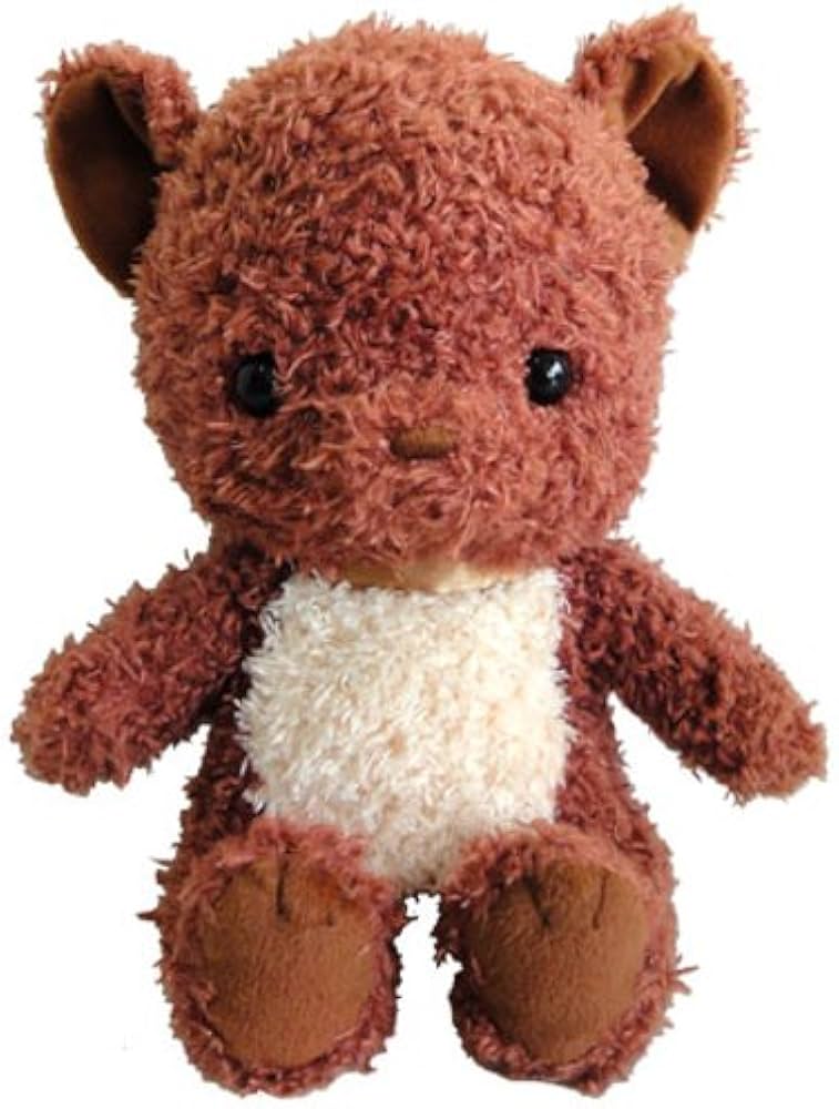 Amazon.co.jp: みみくま オリジナル ぬいぐるみ (M) 高さ14cm ココア