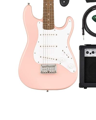 Amazon.com: Fender Squier 3/4-Size Kids Mini Strat Electric Guitar