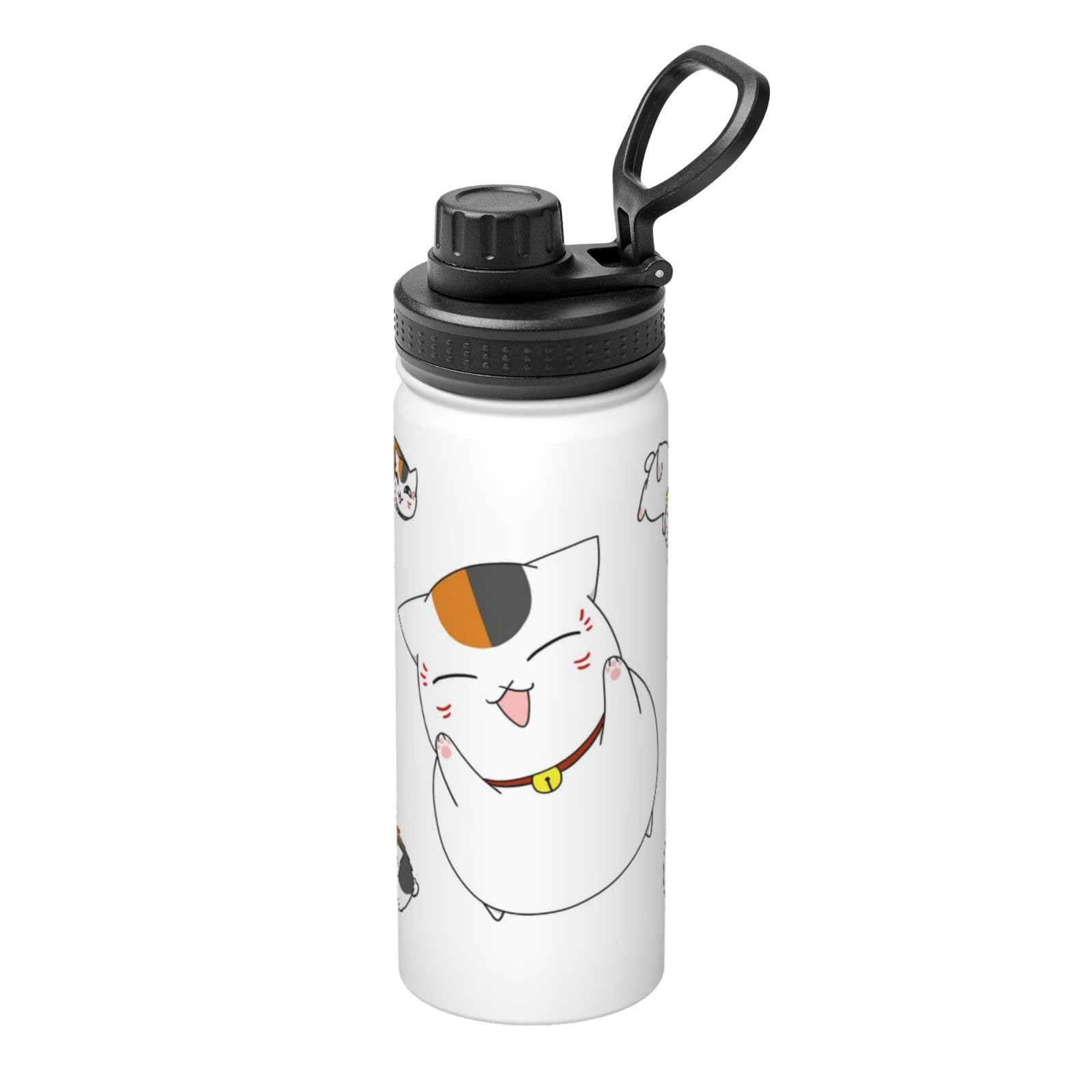 Amazon | 夏目友人帳 ニャンコ先生 猫(4) アニメ 水筒 真空断熱 保温