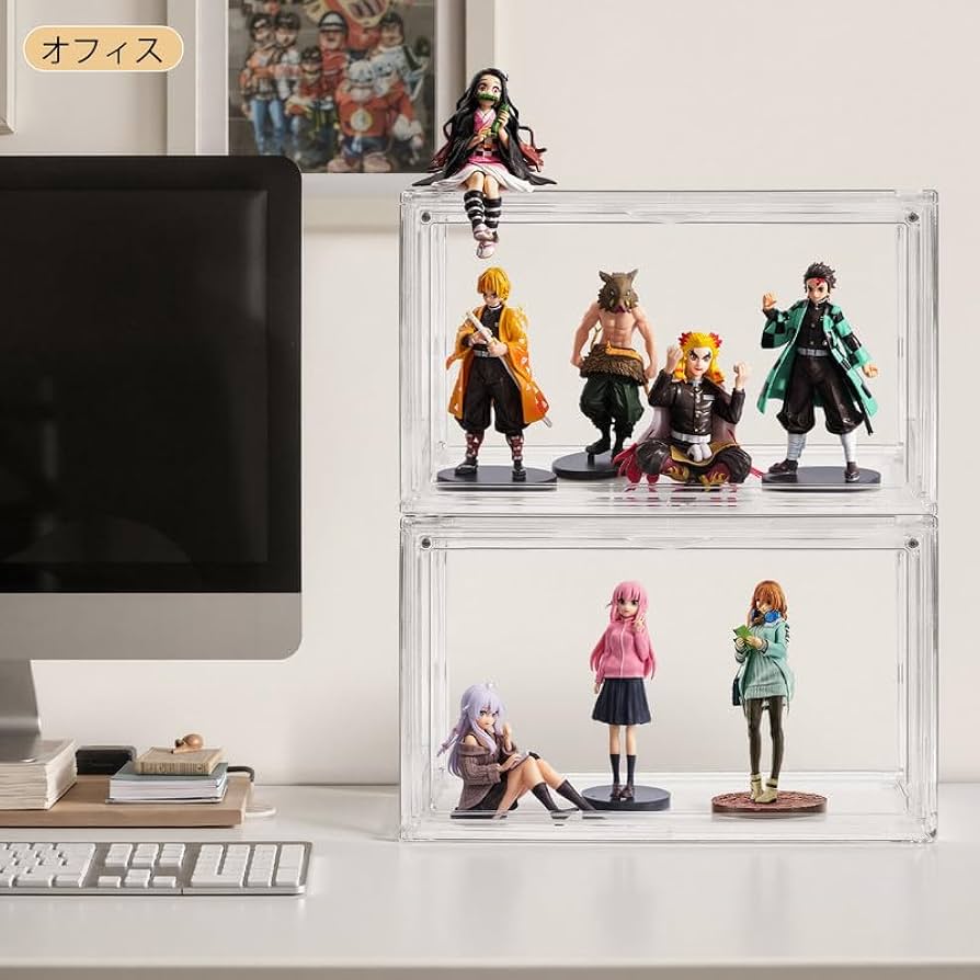Amazon.co.jp: Topfinel フィギュアケース 3個セット コレクション